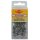 Druckknoepfe klein 24 Stk. /  0,8 cm / silber