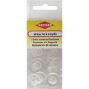 Waescheknoepfe 18  Stk. /  1,5 cm / transparent