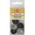 Modeknoepfe 6 Stk. / 2 cm / oval / schwarz, weiss