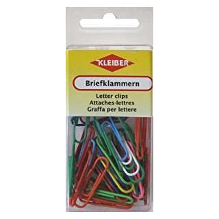 Briefklammern 40 Stk / bunt