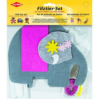 Filztier-Set, Elefant 931-11 - nicht mehr lieferbar - Restbestand