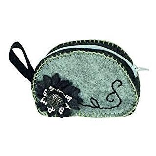 Filz-Accessoirestäschchen hellgrau