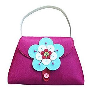 Filzbastel-Set Handtasche Purpur