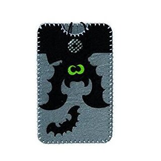 Filz Smartphone-Tasche groß - Fledermaus