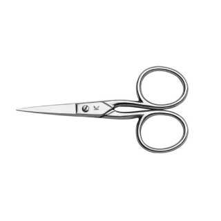 Stickschere 4" / 10 cm vernickelt spitz gebogen Solinger Qualität
