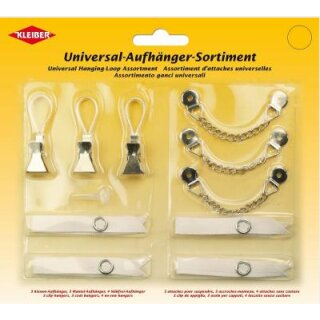 Universal-Aufhänger-Sortiment 10er Set
