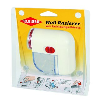 Wollrasierer klein weiß