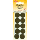 Filzgleiter, selbstklebend 16 Stk. / 22 mm / braun