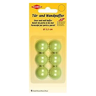 Tuer- und Wandpuffer, selbstklebend 6 Stk. / 2,2 cm x 1 cm / weiss