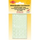 Moebelpuffer-Sortiment 12x 1,2 cm, 35x 0,8 cm / transparent