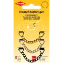 Metall Mantelhänger 3 Stk. / sortiert