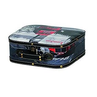Retro Koffer London 29 cm x 26 cm x 10 cm