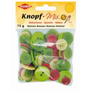 Knopf-Mix 75 g / grün