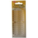 Druckknoepfe 24 Stk. / 7mm / transparent