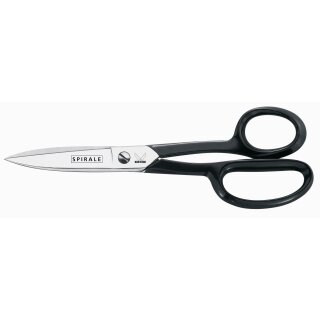 Universalschere, schweres Modell, 8" / 20 cm Blatt stahlverchromt, Halm schwarz lackiert