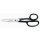 Universalschere, schweres Modell, 8" / 20 cm Blatt stahlverchromt, Halm schwarz lackiert
