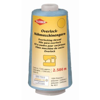 Overlock-Nähmaschinengarn 2500m / hellblau