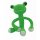 Häkeltier Frosch 25 x 11 cm / grün