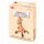 Häkeltier Giraffe 30 x 6 cm / orange