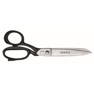 Zuschneideschere 10" / 25 cm / Linkshand, schwarz lackierter Griff