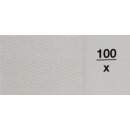 Baumwoll-Tresse mercerisiert 2550 25 mm Fb. 100 weiss - Brettchen á 25 m / Preis per m