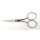 Stickschere 4" / 10 cm  vernickelt spitz / gebogen