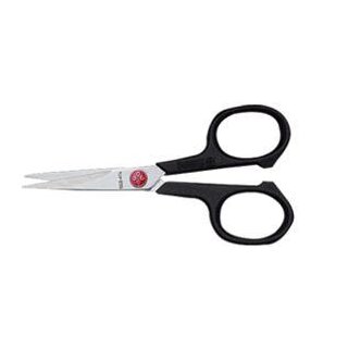Stickschere "Mundial" 4,5" / 11 cm mit schw. Kunststoffgriff