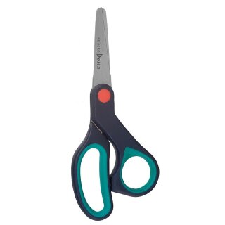Soft-Grip Delta Bastelschere 13cm, rund & rostfrei