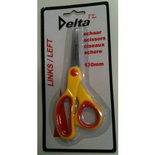 Bastelschere "Soft Grip Delta"  13 cm / Linkshand