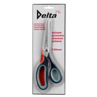Soft-Grip Delta Zackenschere 23 cm, rostfrei
