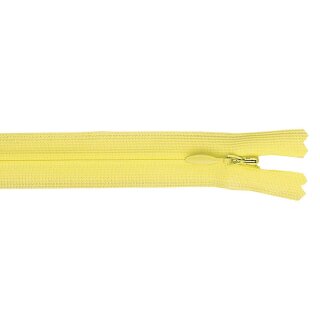 YKK - Nahtverdeckt nicht teilbar 2mm 40 cm - Farbe:  501/weiß