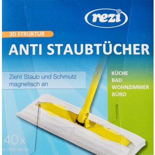 Antistaubtücher 40er-Set 21,5x28,5 cm