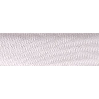 Baumwoll-Schrägband S 101 40 mm Fb. 100 weiss GEFALZT - Rolle á 130 m / Preis per m