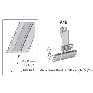 A18 Suisei Adjustable Tape Foot <30mm>
