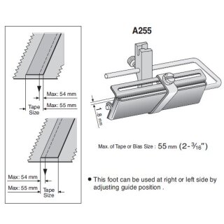 A255 Suisei Adjustable Tape Foot