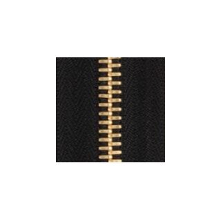 YKK - Excella brüniert teilbar 8mm 60 cm - Farbe:  580/schwarz