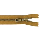 YKK - Metall antik gold teilbar 5mm 30 cm - Farbe:  567/oliv