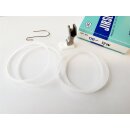 DB-12W-F Rollbandfuss mit Fingerschutz