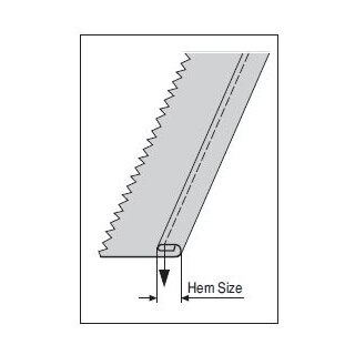 H6010-1/16 Suisei Ball Hemmer Foot