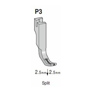 P3 Suisei Solid Zipper Foot