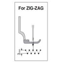 P375BL Suisei Hinged Foot for Zigzag Machine