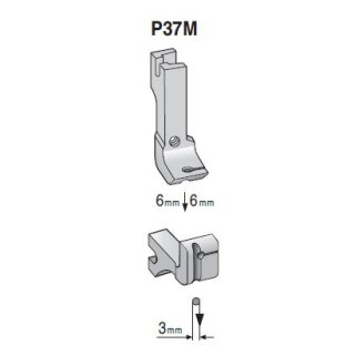 P37M Suisei Piping Foot for "A20"
