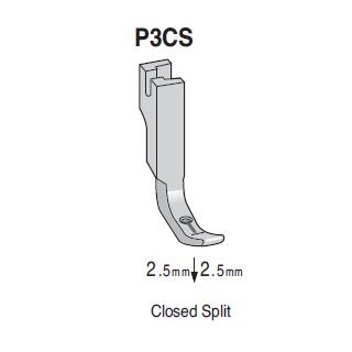 P3CS Suisei Solid Zipper Foot