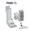 P69D-1/8 Suisei Solid Piping Foot <Double Grooves>