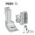 P69R-1/4 Suisei Solid Piping Foot <Right Groove>