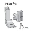 P69R-3/16 Suisei Solid Piping Foot <Right Groove>