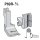 P69R-3/8 Suisei Solid Piping Foot <Right Groove>