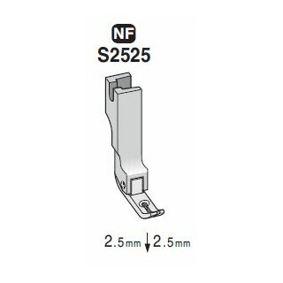 S2525 Suisei Zipper Foot <2.5mm | 2.5mm>