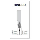 S363NF / S3030N Suisei Zipper Foot <3mm | 3mm>, for...
