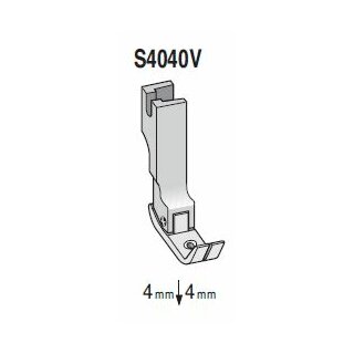 S4040V Suisei Hinged Foot <4mm | 4mm, Turned Up Front>
